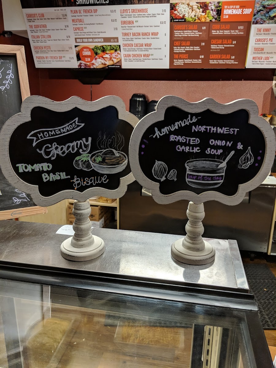 Caruso's Sandwiches and Artisan Pizza Menu - Image 4